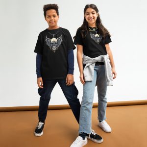 T-Shirt für Kids - Kette mit Totenkopf