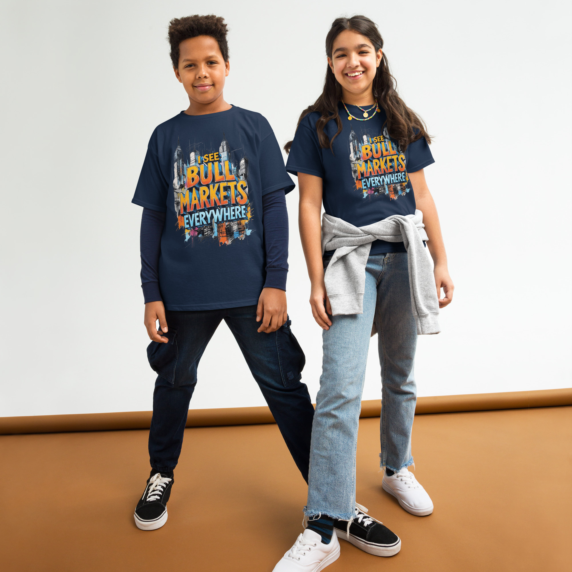 T-Shirt für Kids – I see bull markets