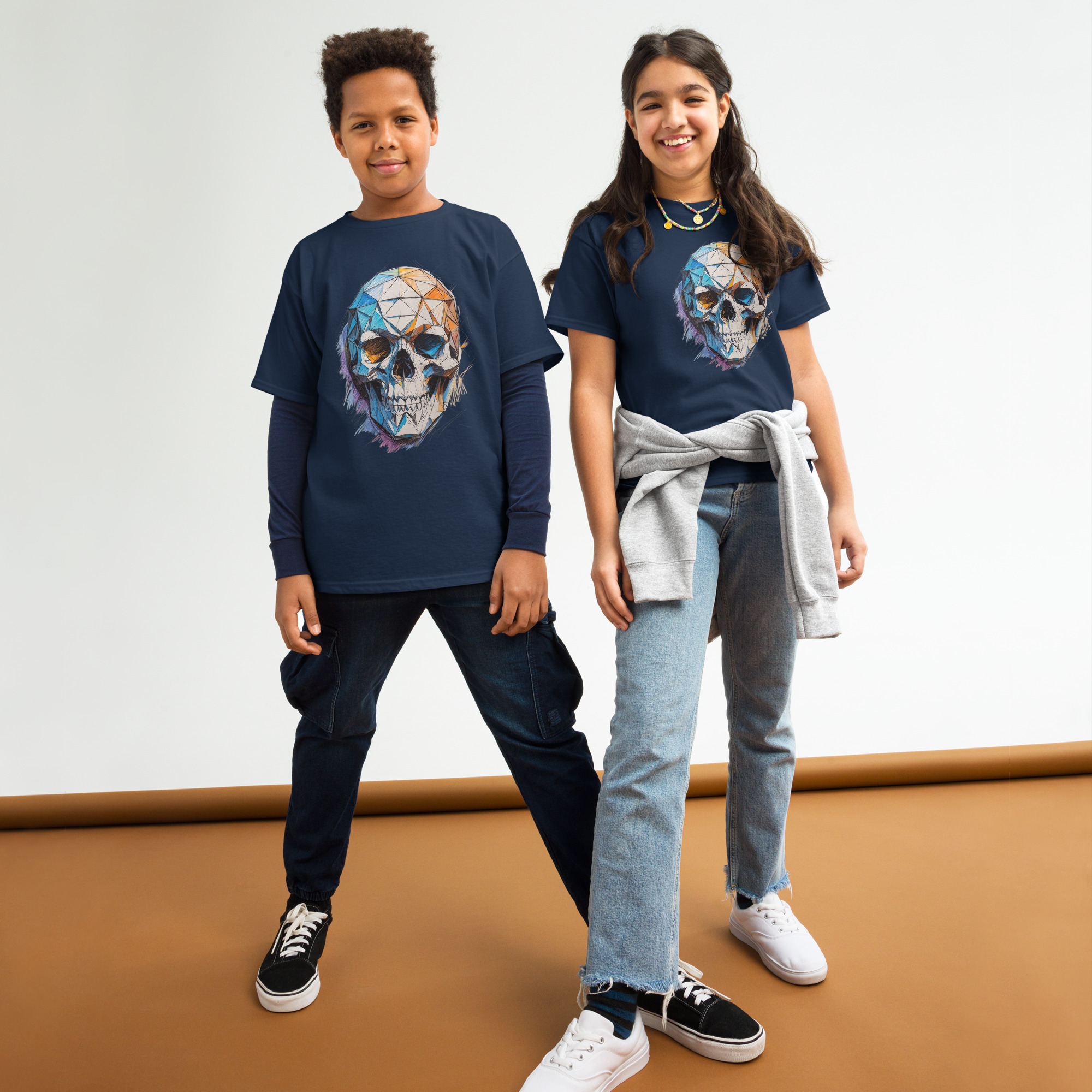 T-Shirt für Kids – Totenkopf