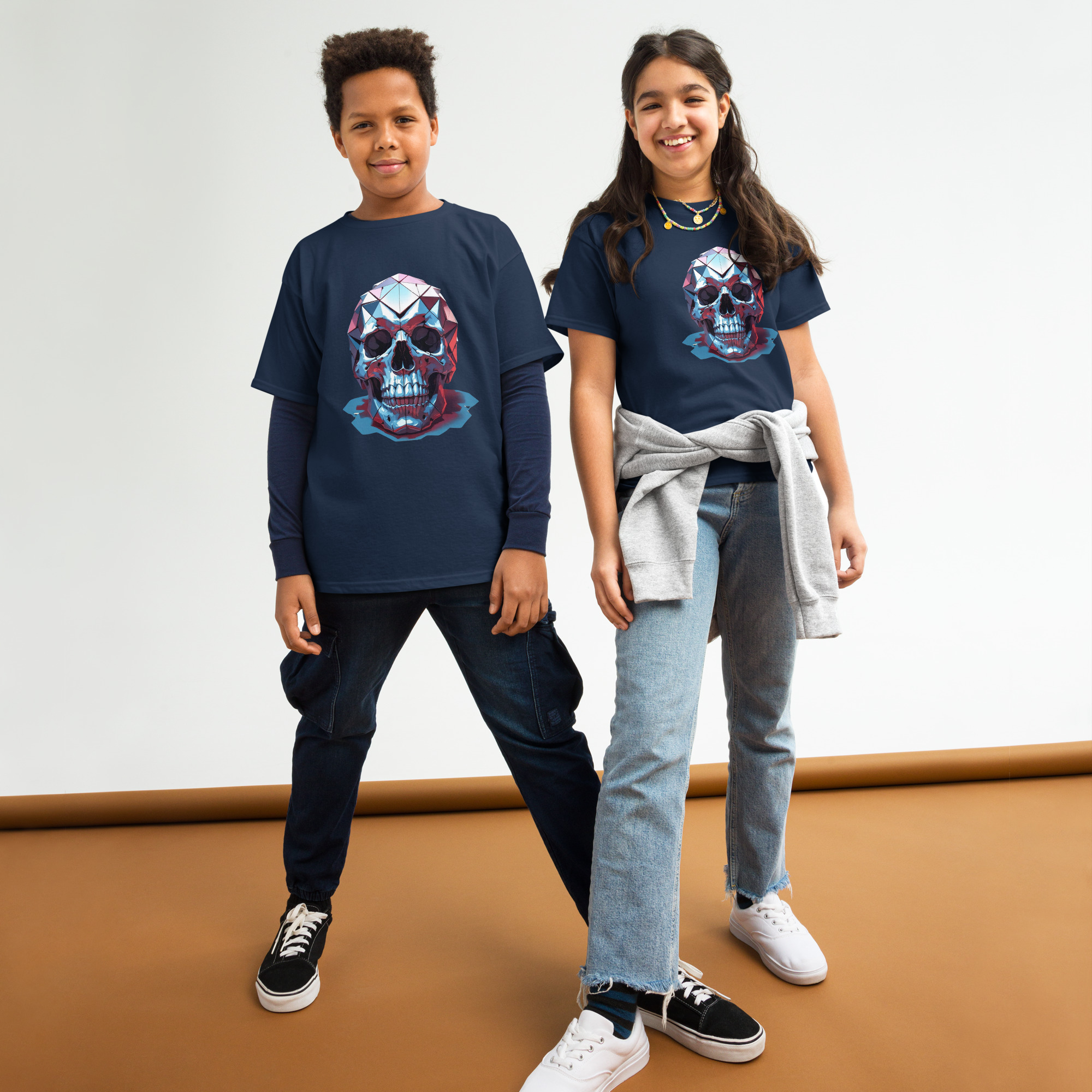 T-Shirt für Kids – Totenkopf