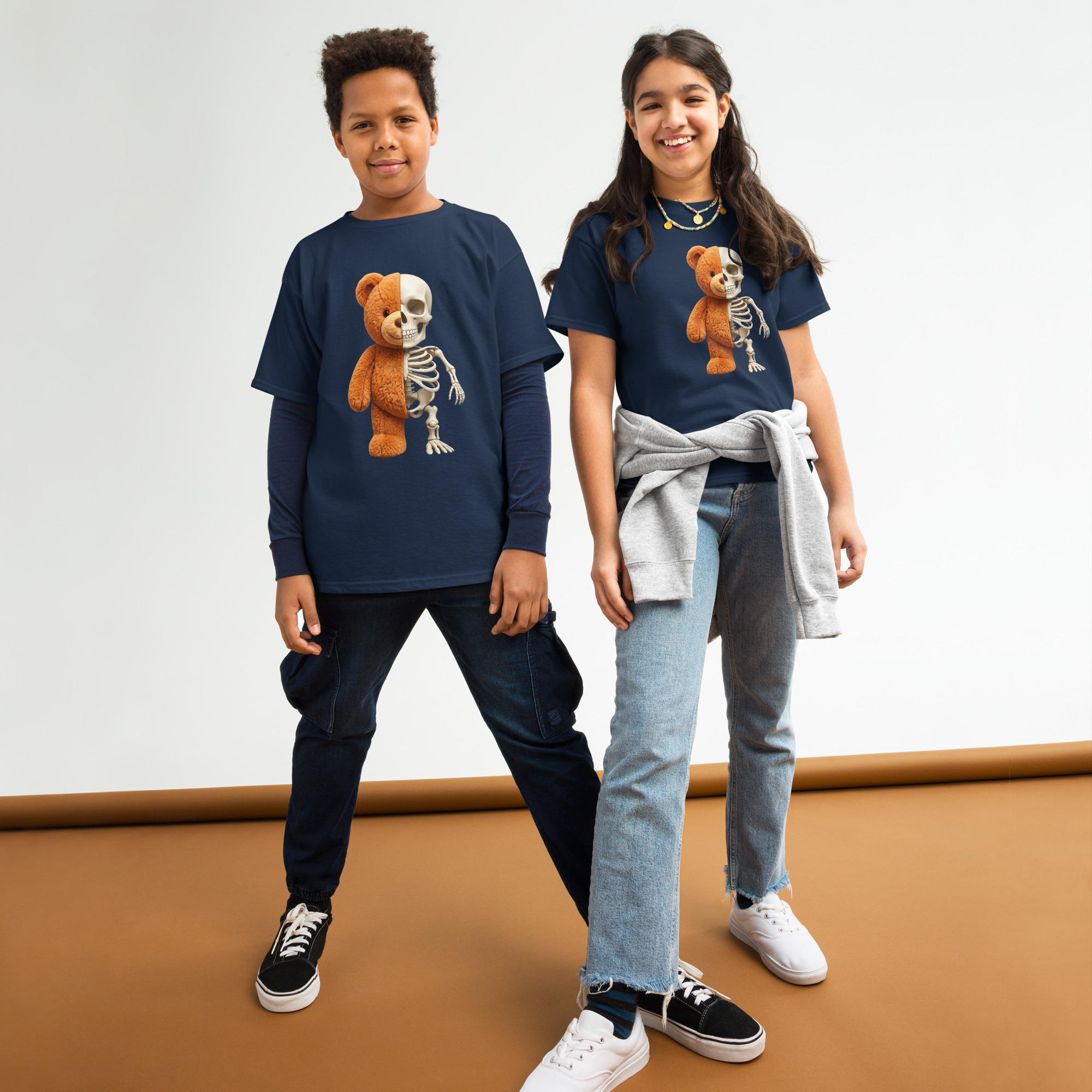 T-Shirt für Kids – Halber Bär