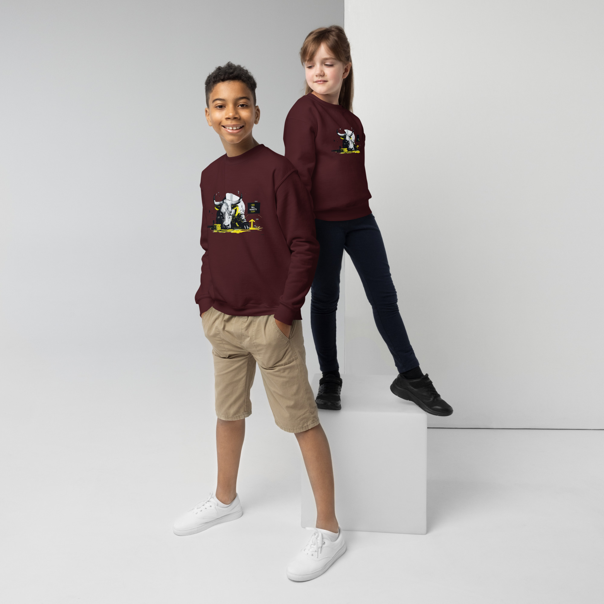Pullover für Kids - Bull Markets2k27 – Bild 11