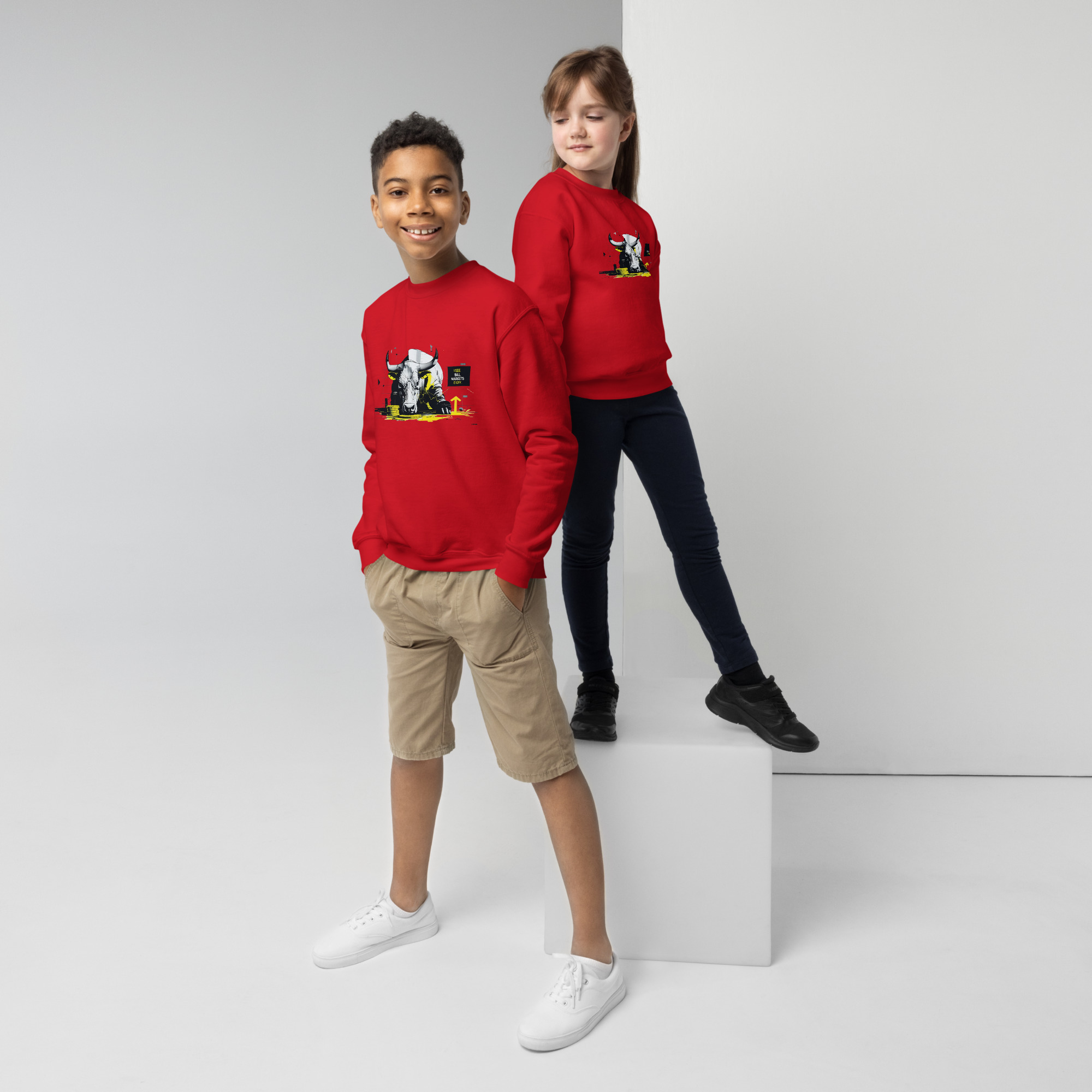 Pullover für Kids - Bull Markets2k27 – Bild 12