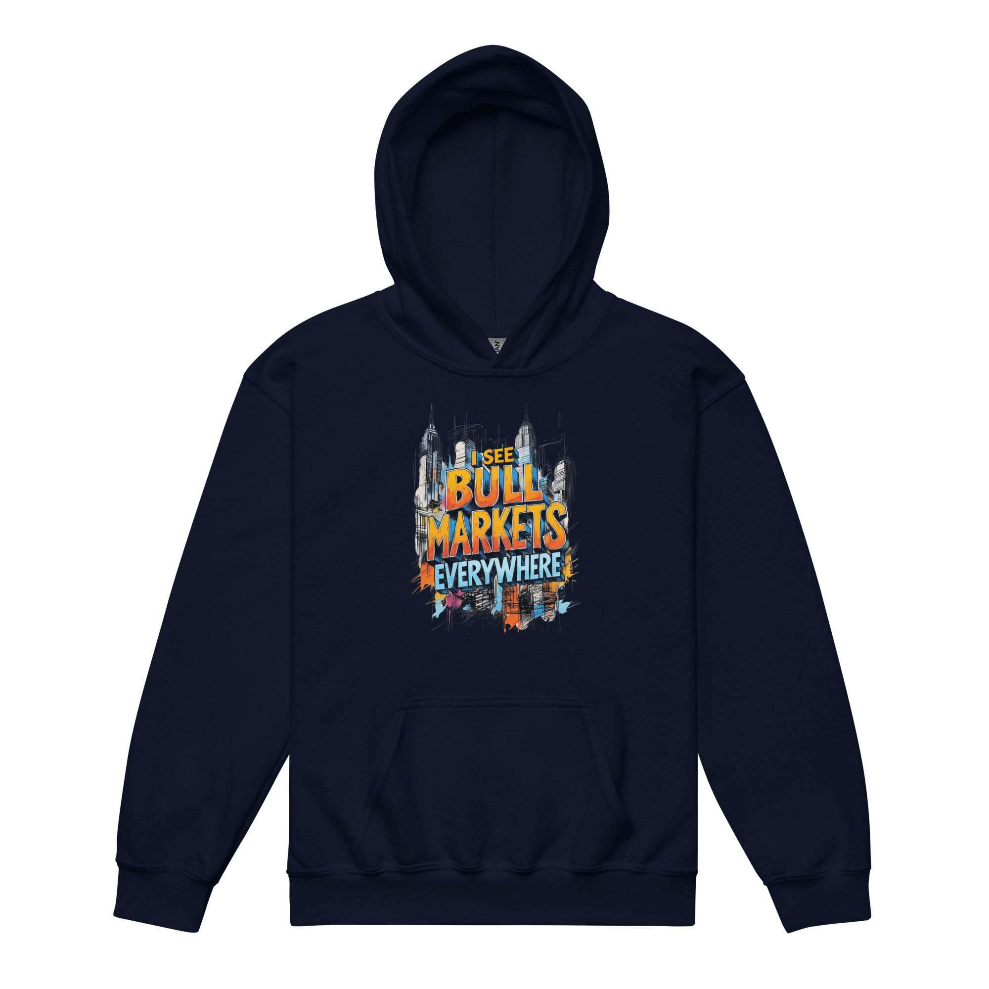 Hoodie für Kids – I see bull markets